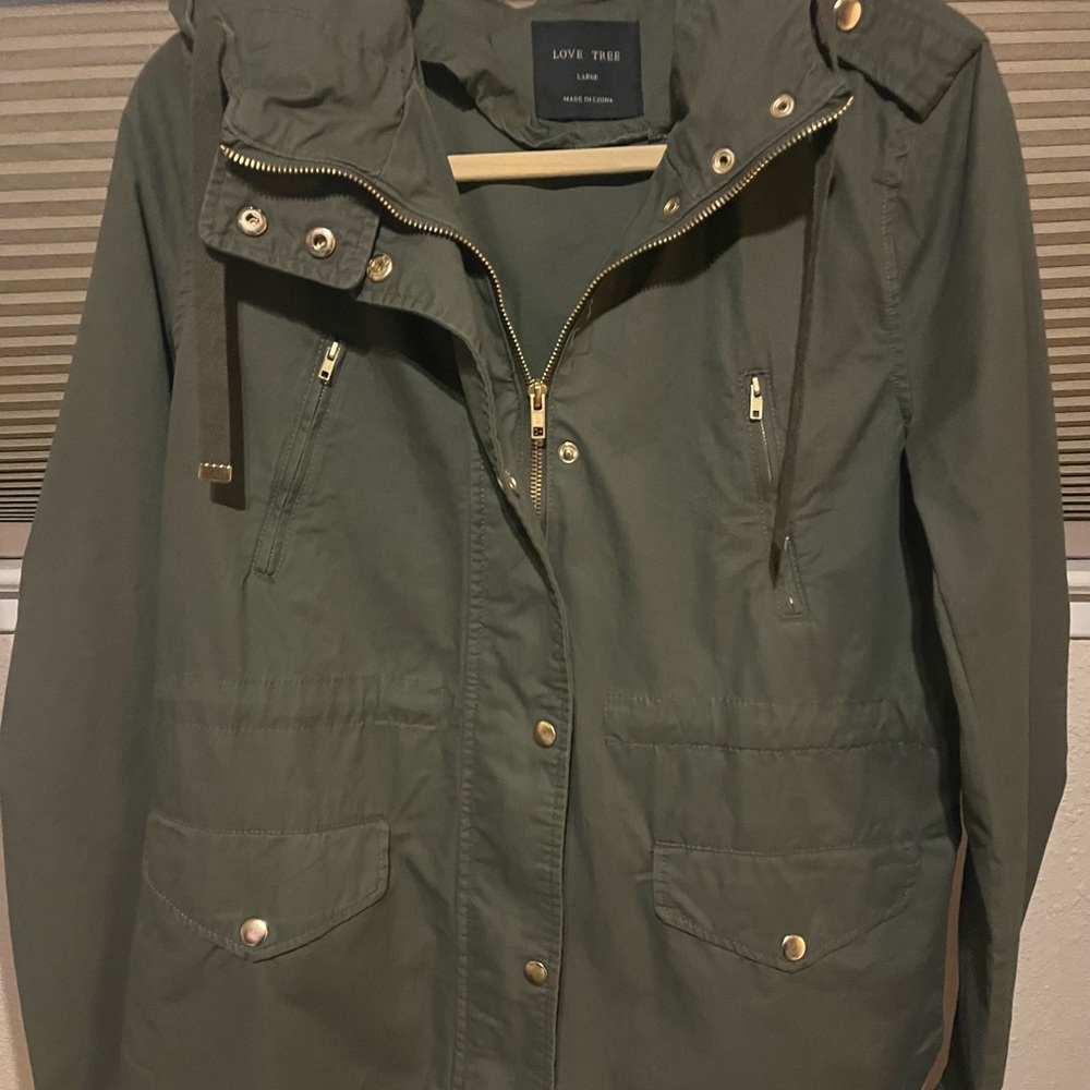 Love Tree Forest Green Outerwear